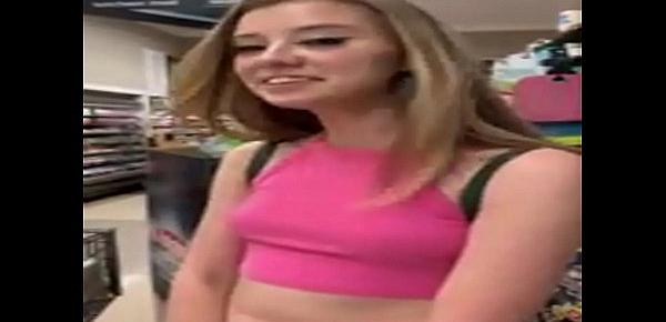  Haley Reed Flashes Tits In Grocery Store Then Fucks You